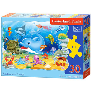 Puzzle Delfin i przyjaciele 30 elementów