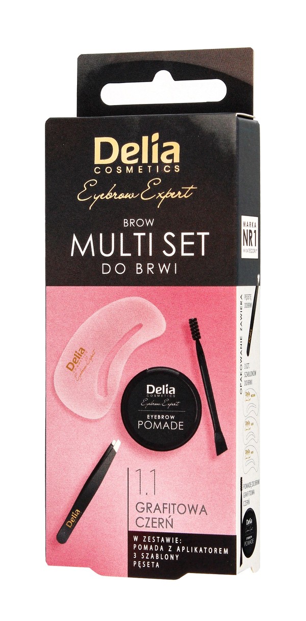 Eyebrow Expert Multi Set Do Brwi 1.1 Grafitowa Czerń