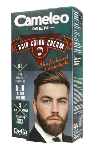 Cameleo Men 5.0 Light brown Krem koloryzujący do włosów, brody i wąsów