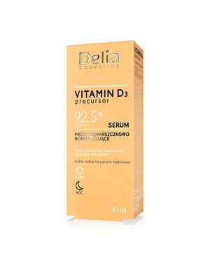 Vitamin D3 Precursor Serum przeciwzmarszczkowo - normalizujące na dzień i noc