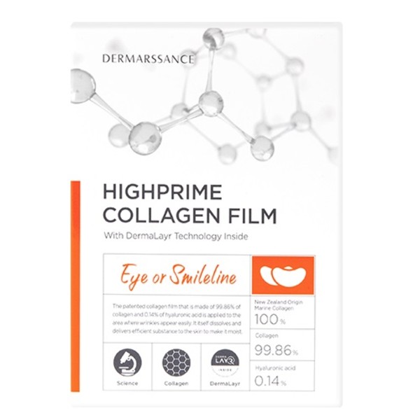 Highprime Collagen Film Płatki pod oczy lub bruzdy nosowe