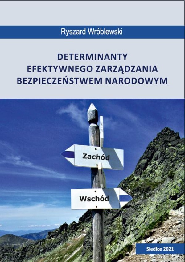 Determinanty efektywnego zarządzania bezpieczeństwem narodowym - pdf