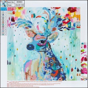 Diamentowa mozaika 5D Deer 30x30 cm