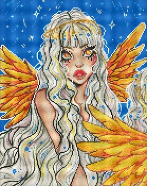 Diamentowa mozaika bez ramy Bajeczny anioł 40x50 cm