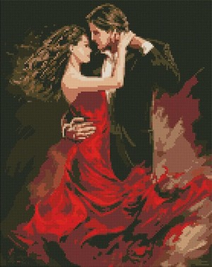 Diamentowa mozaika Tango miłości 40x50 cm