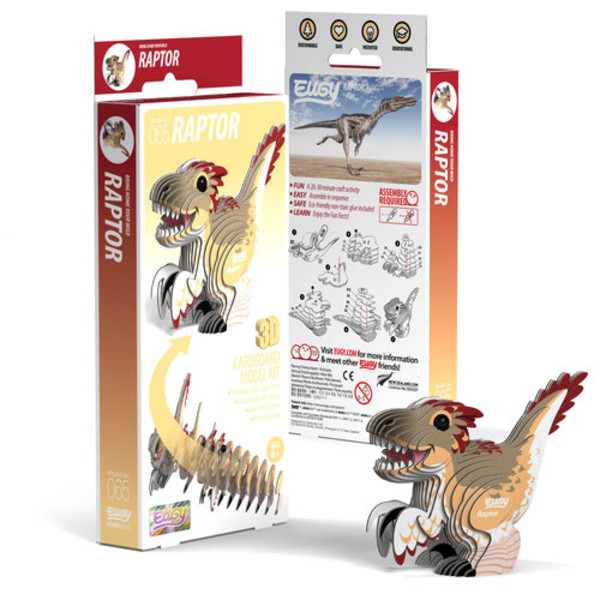 Eko Układanka 3D Dinozaur Welociraptor