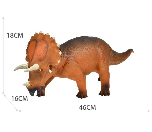 Figurka Dinozaur Triceratops z dźwiękiem