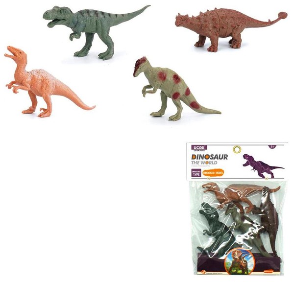 Figurki Dinozaury 4 sztuki