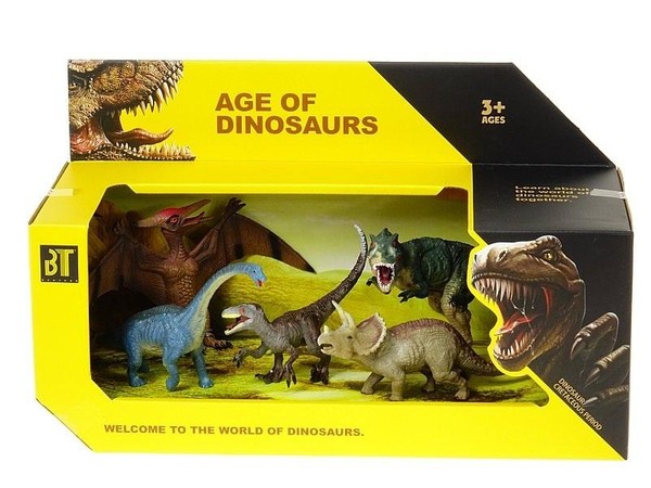 Figurki Dinozaury 5 sztuk