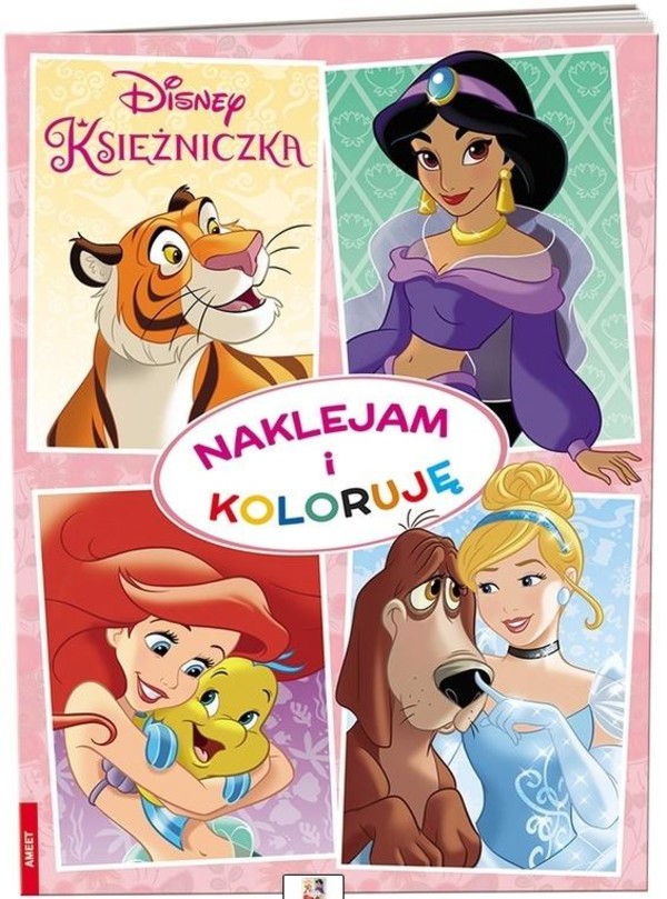 Disney Księżniczka Naklejam i Koloruję