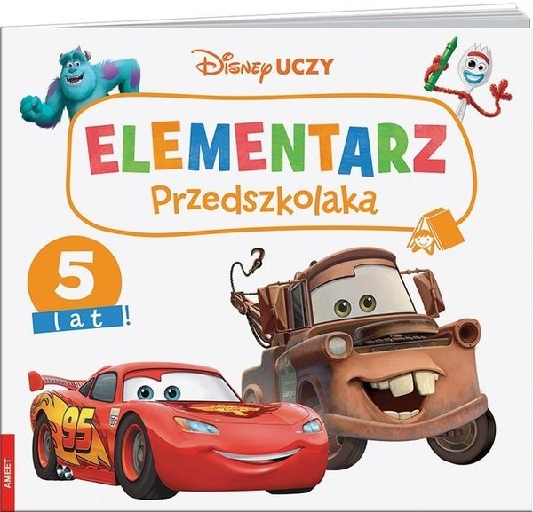 Elementarz przedszkolaka 5 lat Disney Uczy