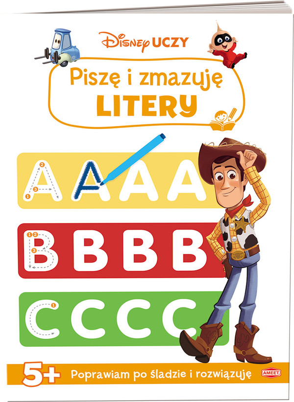 Disney uczy Piszę i zmazuję litery