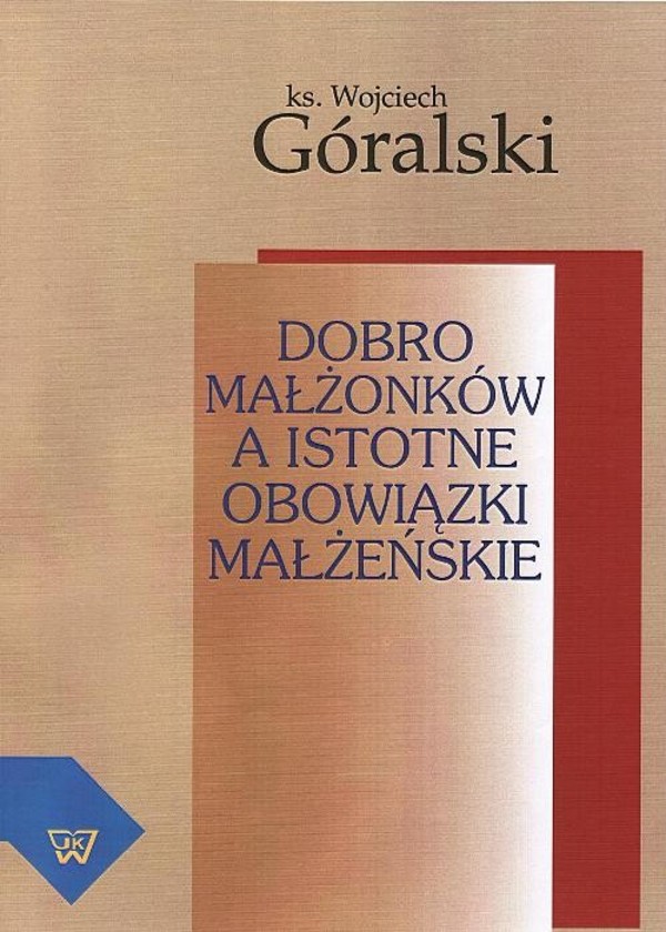 Dobro małżonków a istotne obowiązki małżeńskie - pdf