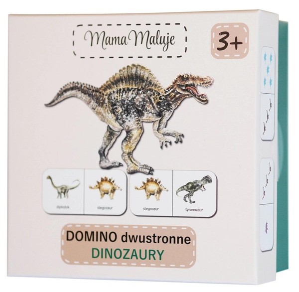 Domino dwustronne Dinozaury