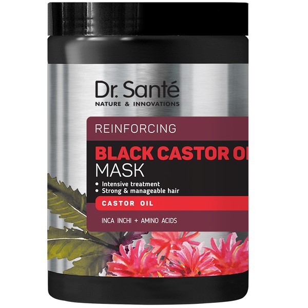 Black Castor Oil Wzmacniająca maska do włosów