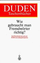 Dud Tasch.9 Wie gebr. m. Fremdworter