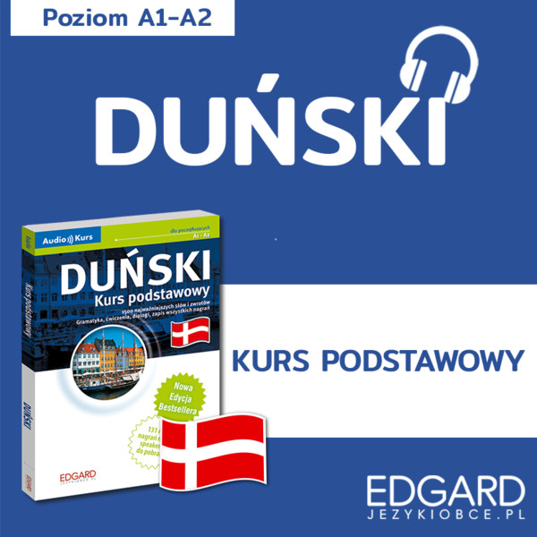 Duński Kurs Podstawowy. Audio kurs - Audiobook mp3