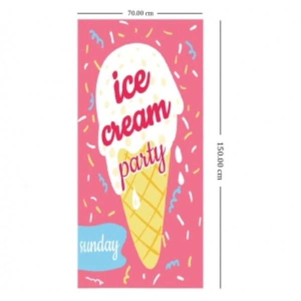 Ice Cream Party Ręcznik Plażowy