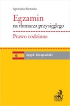 Egzamin na tłumacza przysięgłego - pdf Prawo rodzinne Język hiszpański