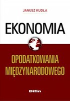 Okładka:Ekonomia opodatkowania międzynarodowego 