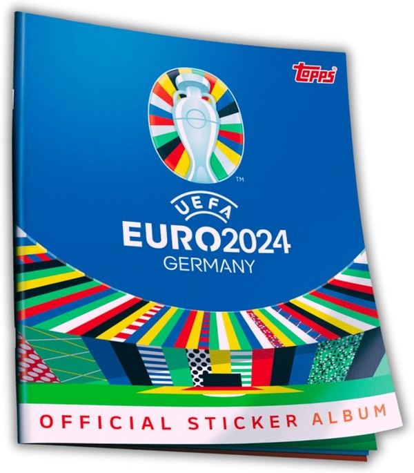 Euro 2024 Topps Stickers album kolekcjonerski