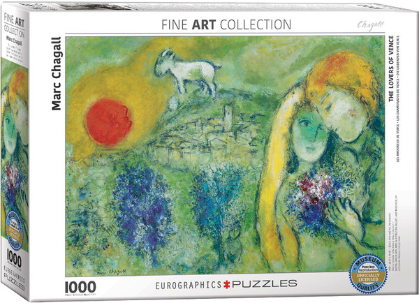 Puzzle Kochankowie w Wenecji, Marc Chagall 1000 elementów