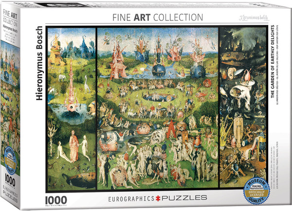 Puzzle Ogród ziemskich rozkoszy, Hieronim Bosch 1000 elementów