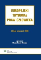 Okładka:Europejski Trybunał Praw Człowieka 