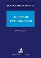 Okładka:Europejskie prawo finansowe 