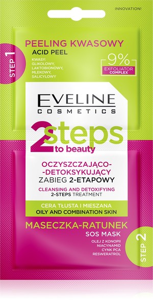 2Steps To Beauty Zabieg 2-etapowy Oczyszczająco detoksykujący