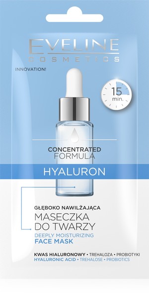 Concentrated Formula HYALURON Maseczka głęboko nawilżająca