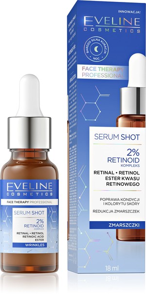 Face Therapy Professional Serum Shot - Kuracja redukująca zmarszczki 2% Retinoid