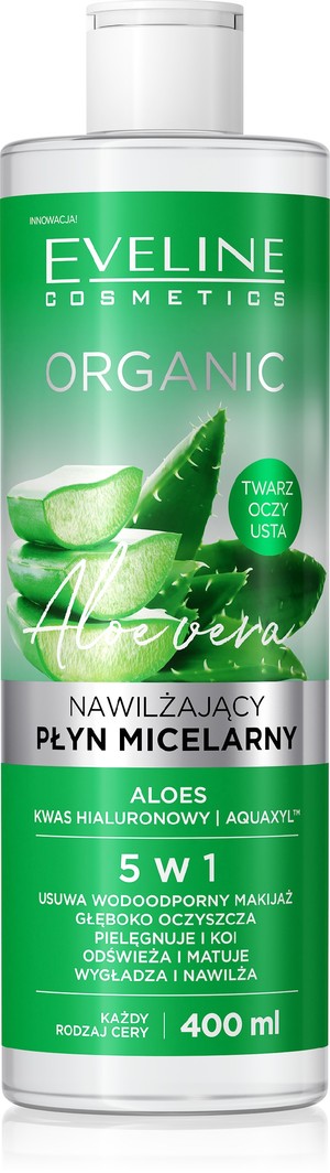 Płyn micelarny nawilżający Aloes