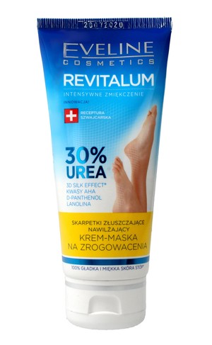 Revitalum 30% Urea Krem-maska na zrogowacenia - skarpetki złuszczające