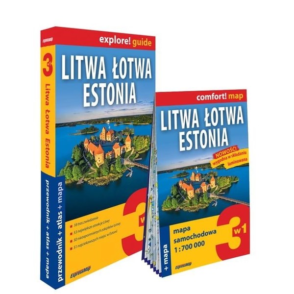 Explore! Guide Litwa, Łotwa, Estonia 3w1