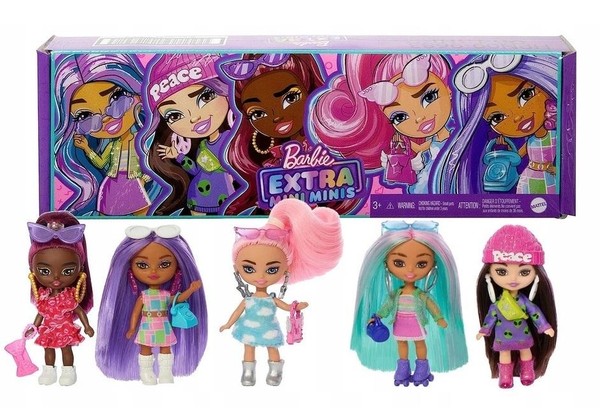 Lalki Barbie Extra Mini Minis