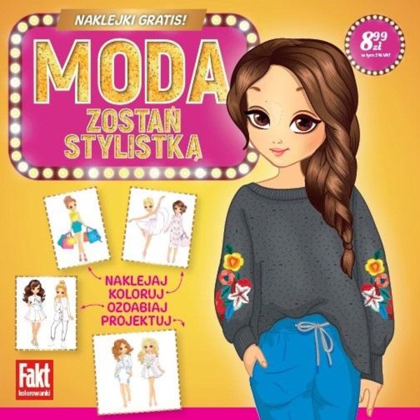 Fakt kolorowanki Modelki Zostań stylistką