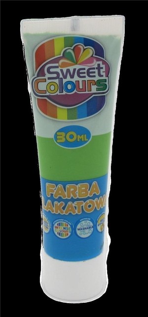 Farba plakatowa w tubie zieleń jasna 30ml