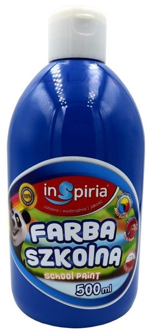 Farba szkolna ciemnoniebieska 500ml