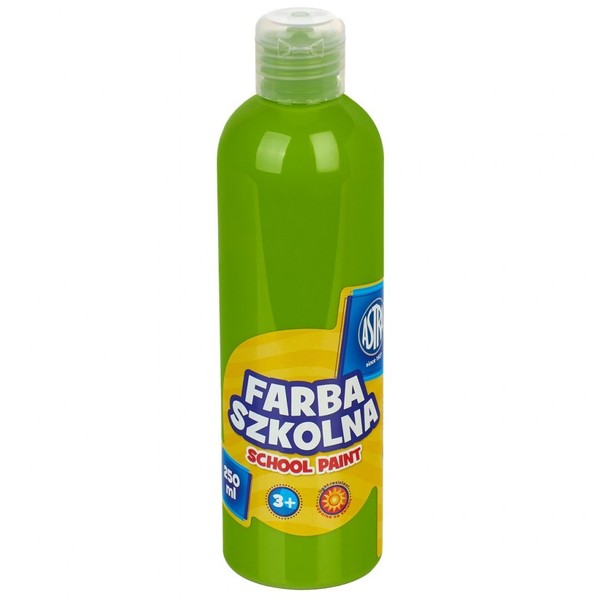 Farba szkolna naturalna tempera astra 250 ml limonkowa