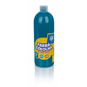 Farba szkolna turkusowa 1000ml ASTRA