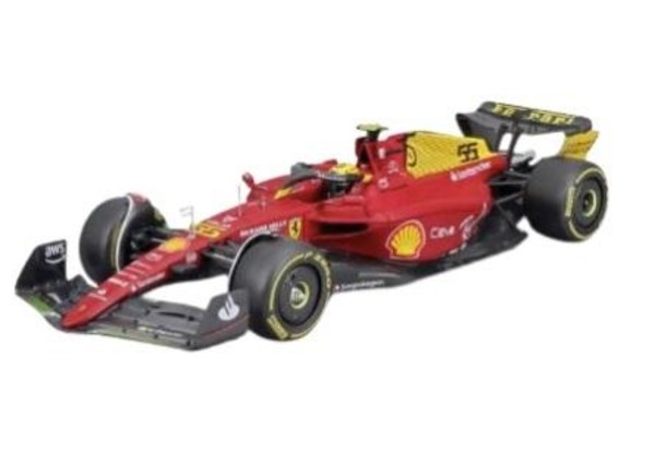 Ferrari F1-75 Monza Yellow 2022 #55 1:24