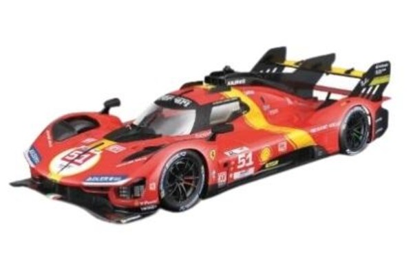 Ferrari Racing 499P LMH Red #51 1:18