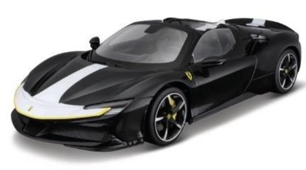 Ferrari SF90 Spider Metal Black 1:18