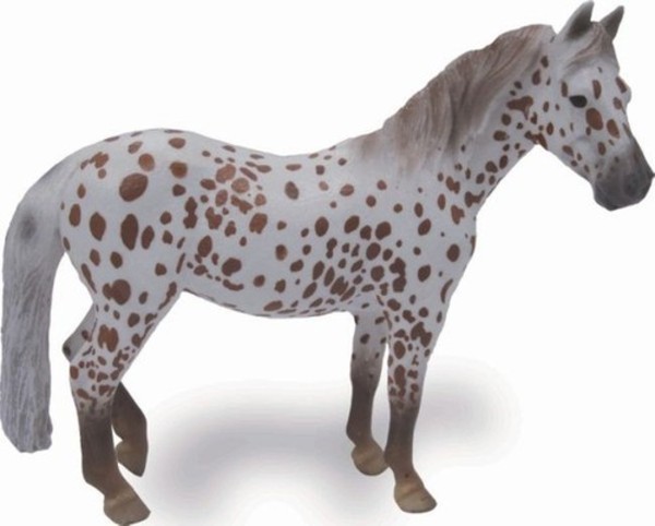 Figurka Klacz British Spotted Pony maści kasztan Leopard Rozmiar XL