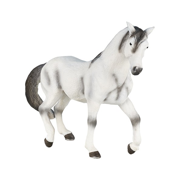 Figurka Koń andaluzyjski ogier siwy