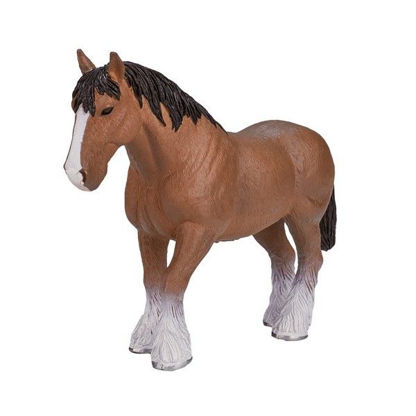 Figurka Koń szkocki Clydesdale gniady