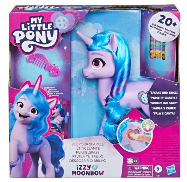 My Little Pony Figurka Izzy Moonbow z błyskotkami