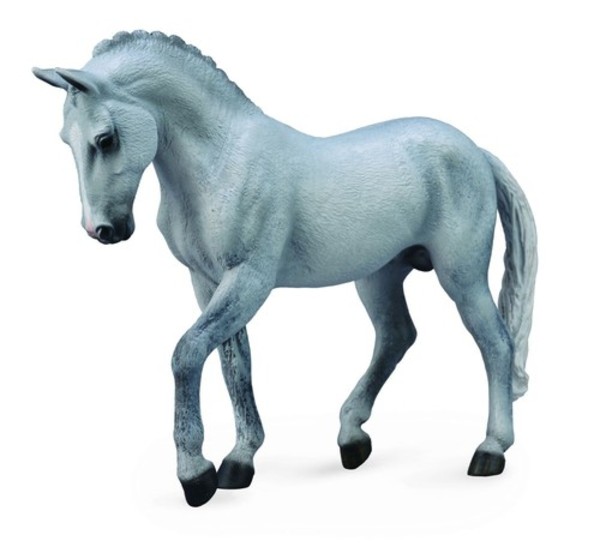Figurka Ogier rasy koń trakeński szary Rozmiar XL