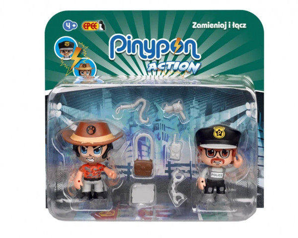 Figurki PinyPon Action 2pack Policjant Podróżnik